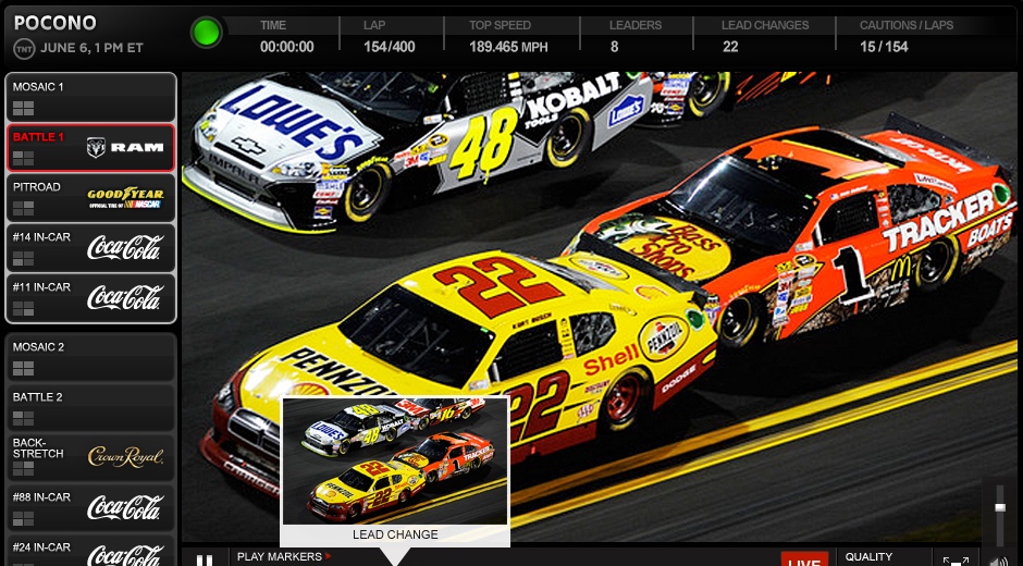 NASCAR RaceBuddy Live Apps