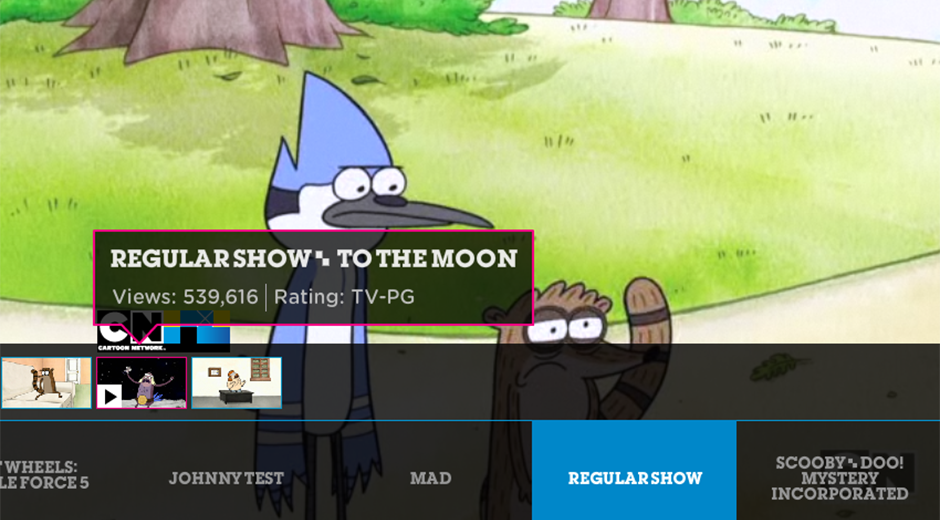 Cartoon Network Google TV App
