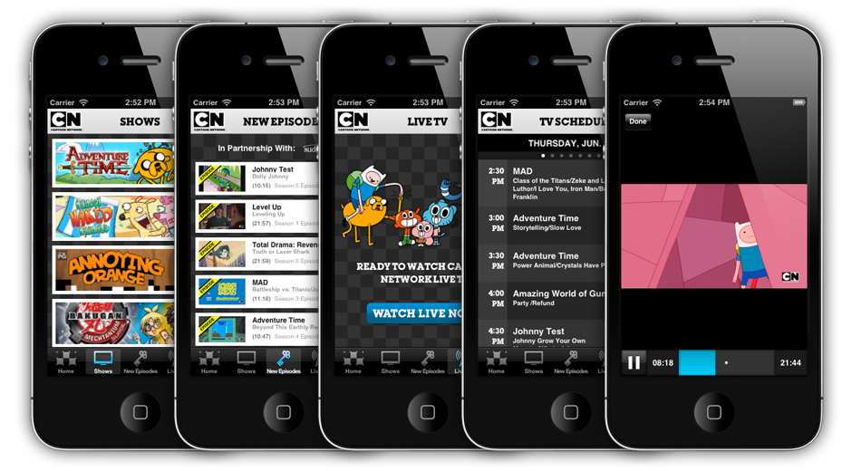 Cartoon Network Video Mobile Apps