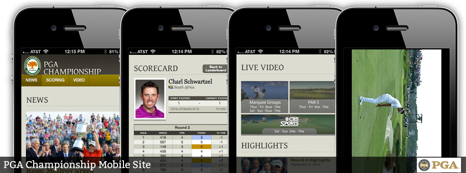 PGA Championship Mobile Site