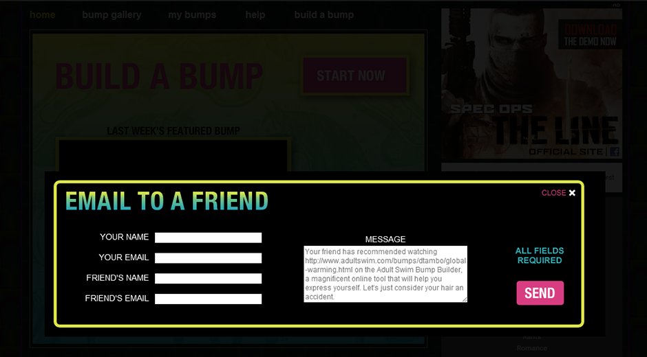 Adult Swim Bump Builder App - Image 2