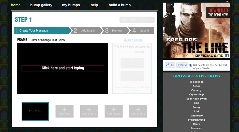 Adult Swim Bump Builder App - Image 3