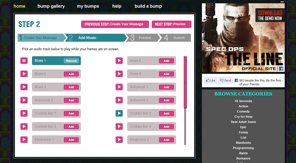 Adult Swim Bump Builder App - Image 4