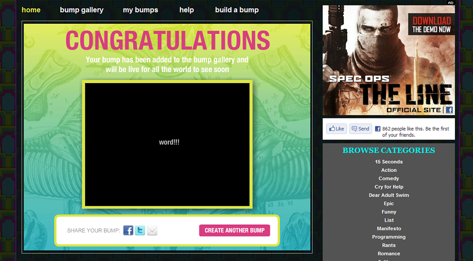 Adult Swim Bump Builder App - Image 7