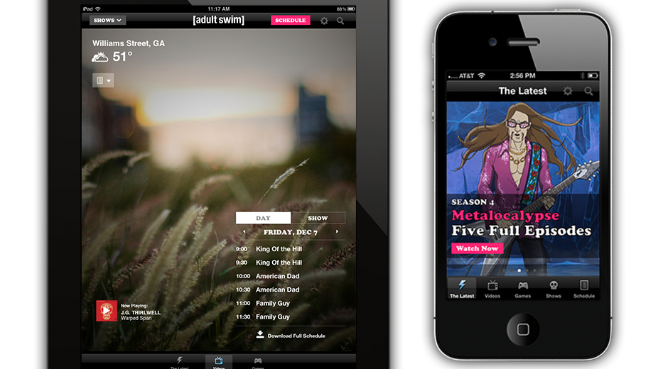 Adult Swim Mobile Apps - Image 1