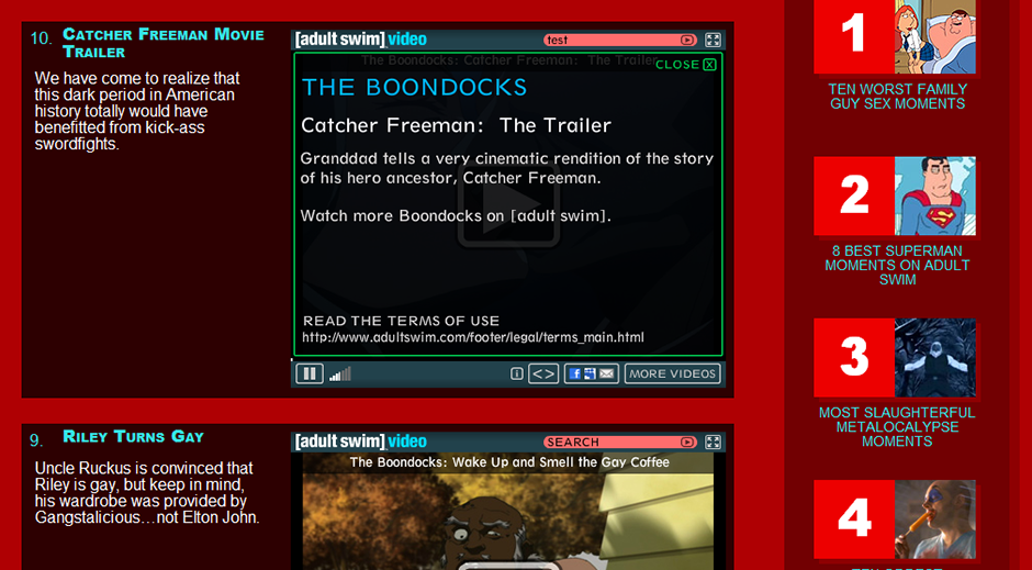 Adult Swim Video Players - Image 6