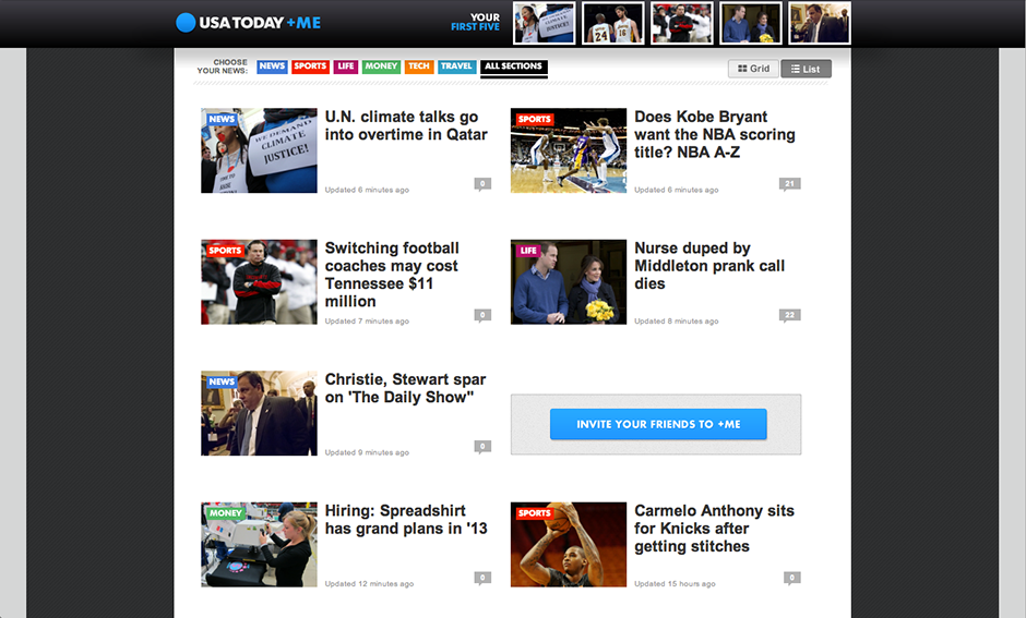 USA Today Facebook App - Image 3